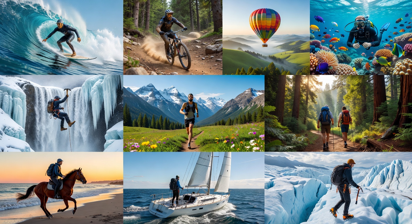 Backpacking in a national park with full pack