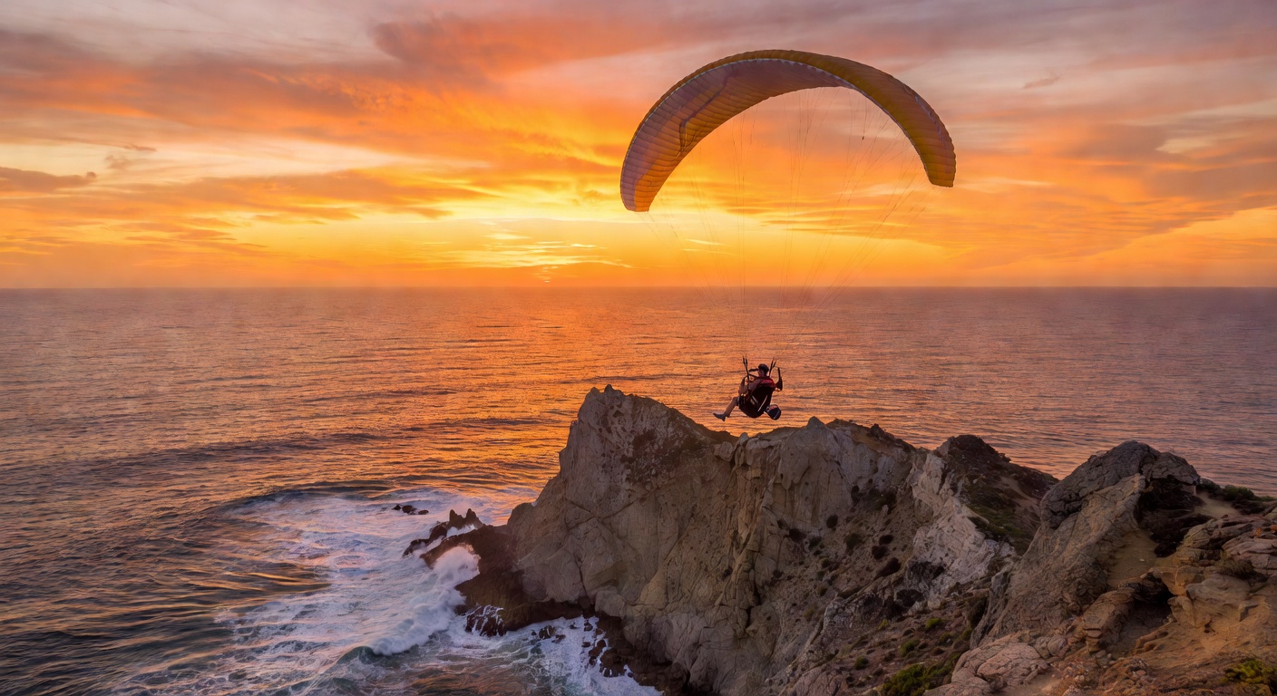 Sky High Paragliding at Sunset