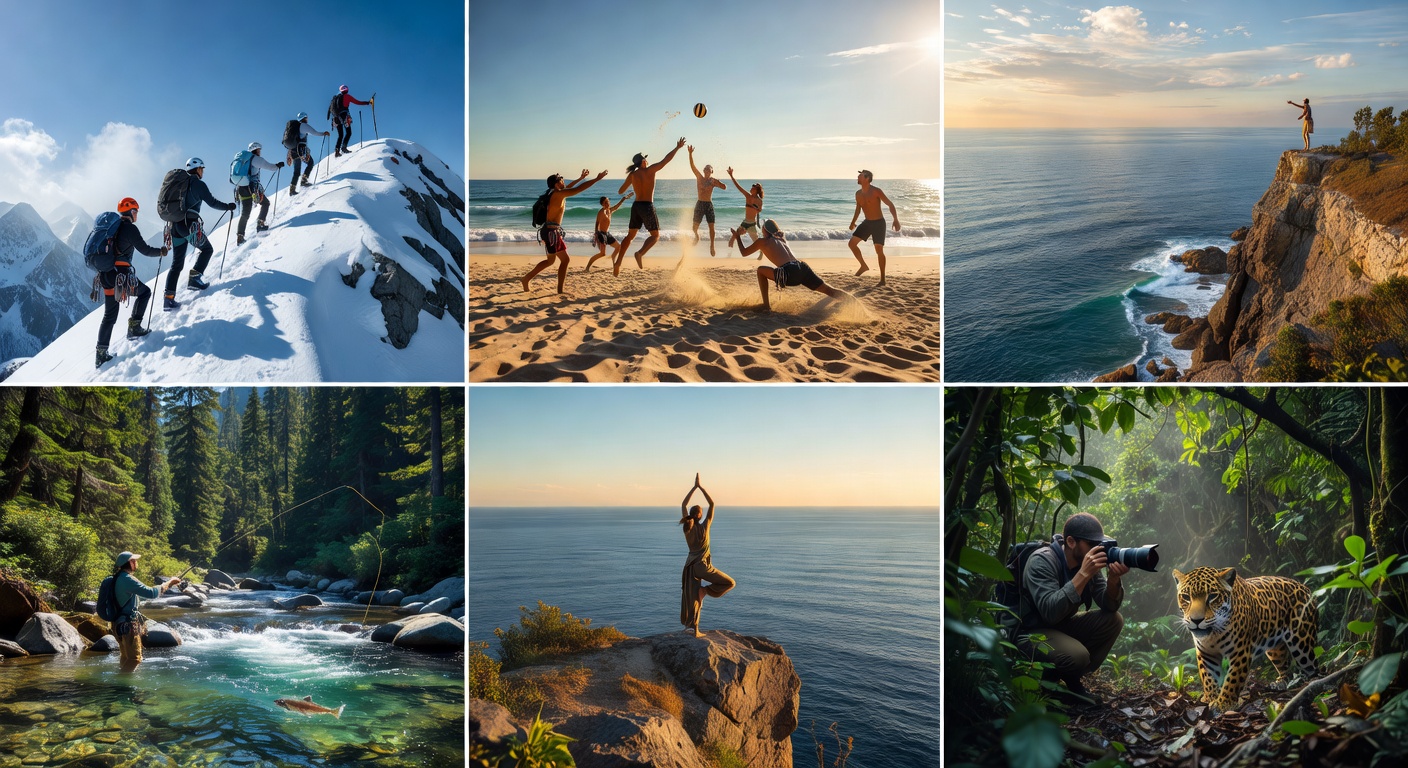 Climber ascending towards a peak summit